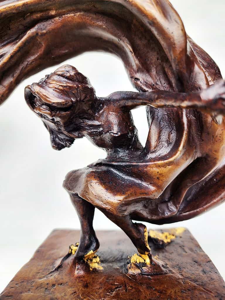 Laura Teste Contemporary Bronze Sculpture Touch and Go