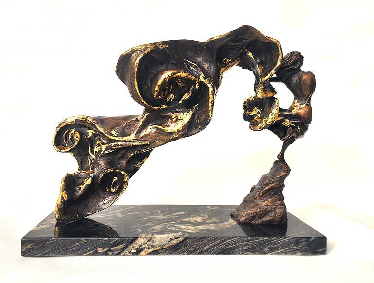 Laura Teste Bronze Contemporary Sculpture Aria pf Poets Time Series