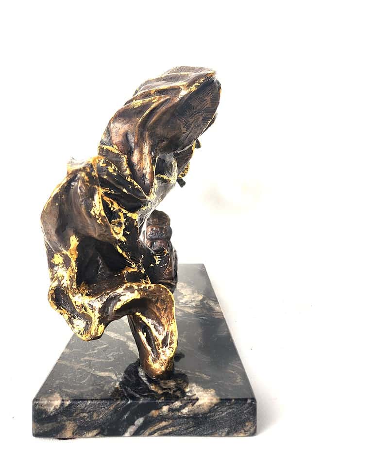 Laura Teste Bronze Contemporary Sculpture Aria pf Poets Time Series