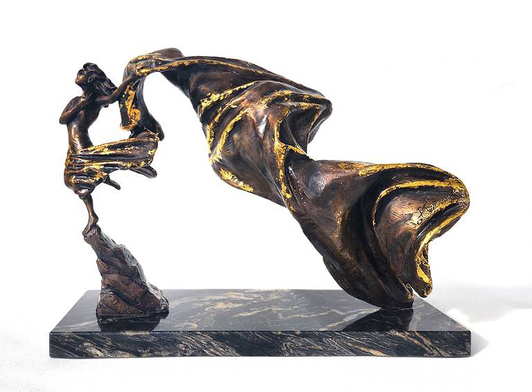 Laura Teste Bronze Contemporary Sculpture Aria pf Poets Time Series
