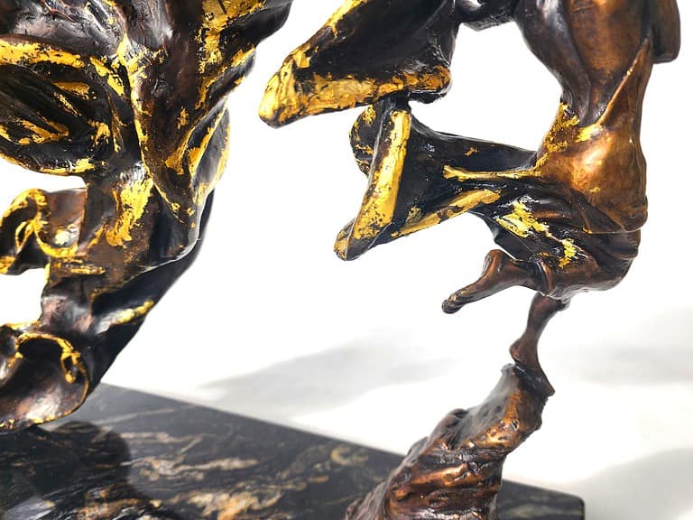 Laura Teste Bronze Contemporary Sculpture Aria pf Poets Time Series