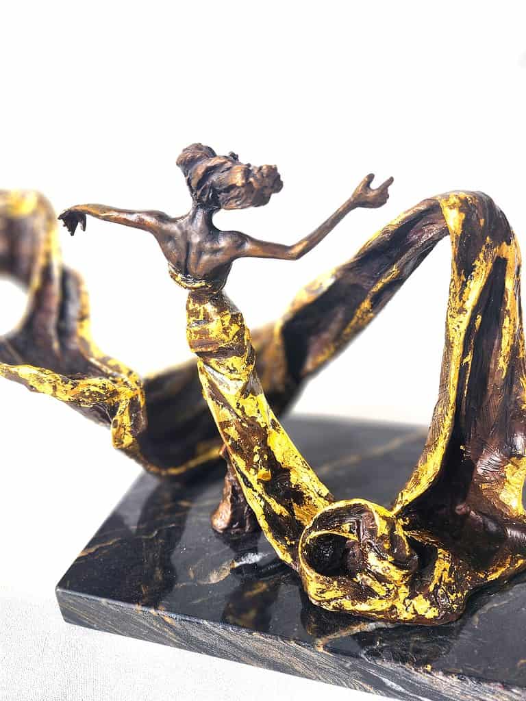 Laura Teste Contemporary Bronze Sculpture Timekeeper Opus