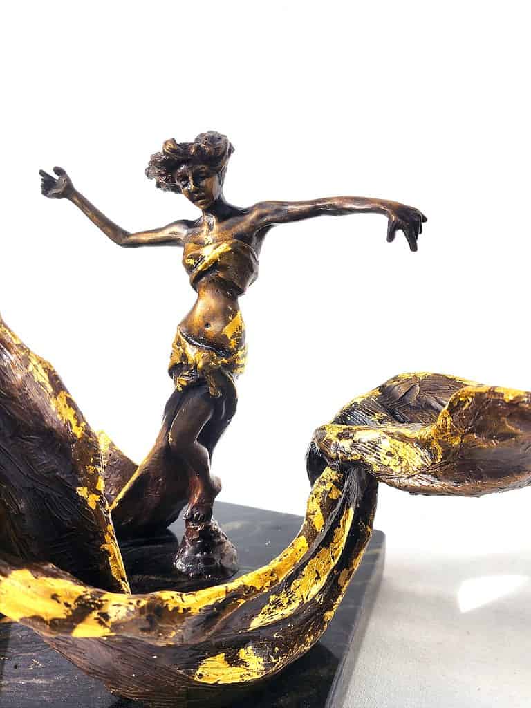 Laura Teste Contemporary Bronze Sculpture Timekeeper Opus