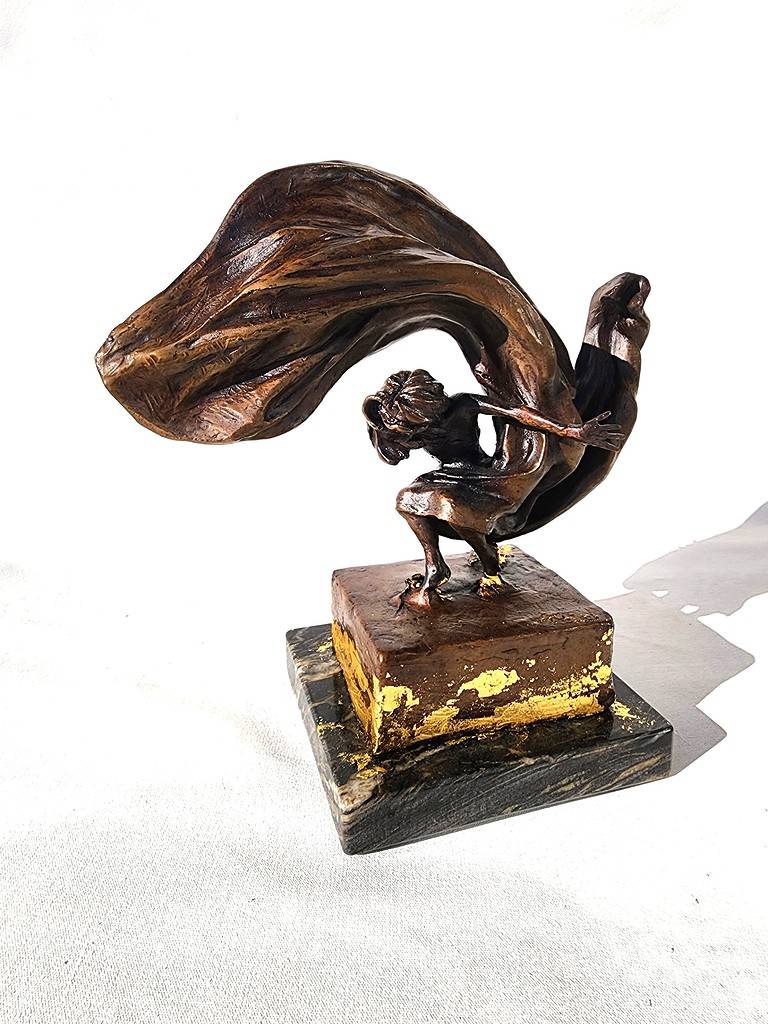 Laura Teste Contemporary Bronze Sculpture Touch and Go