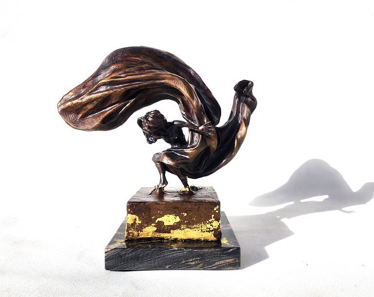 Laura Teste Contemporary Bronze Sculpture Touch and Go