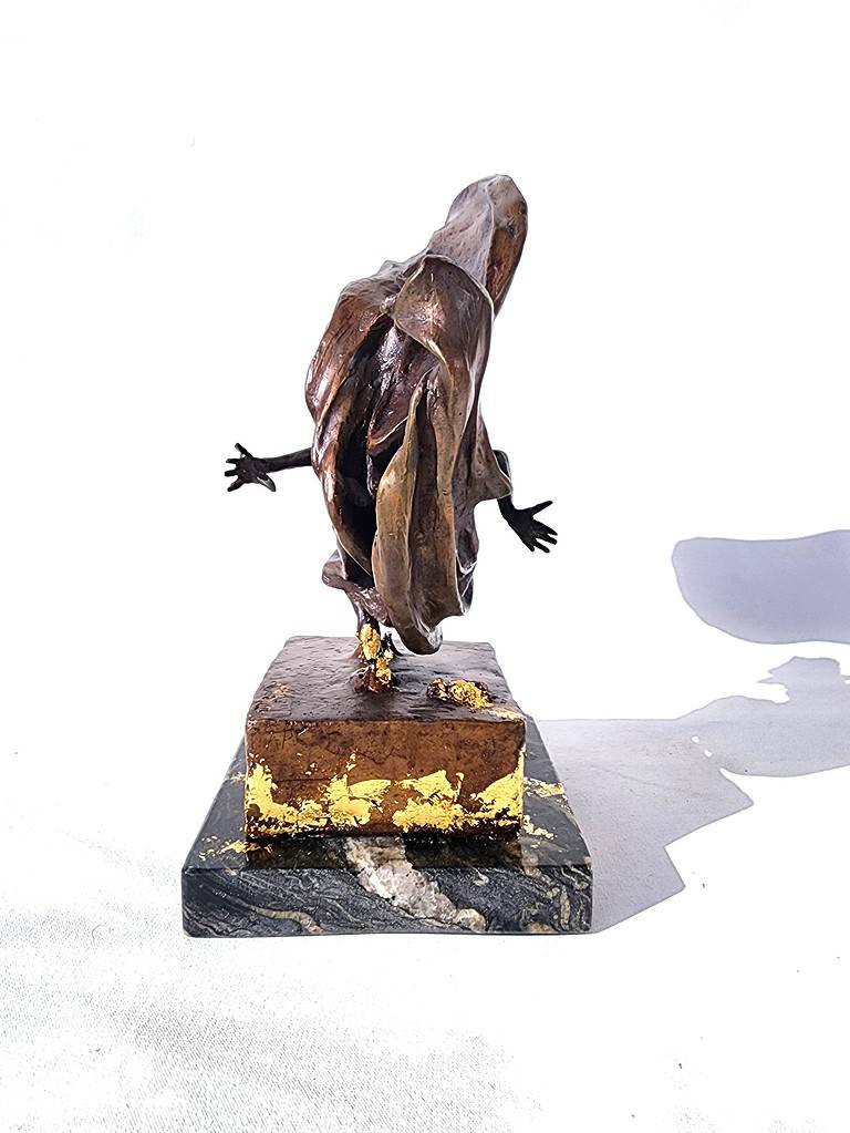 Laura Teste Contemporary Bronze Sculpture Touch and Go