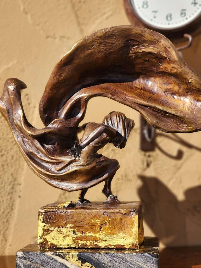 Laura Teste Contemporary Bronze Sculpture Touch and Go