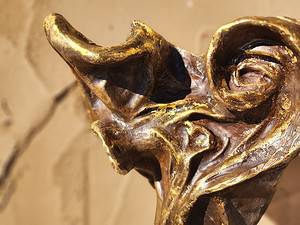 beautiful elegant bronze dancer girl woman female figurative sculpture art like MacDonald or Bradley