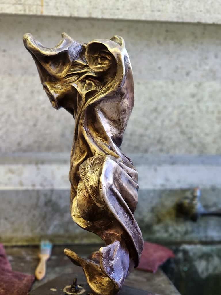 Laura Teste Contemporary Bronze Sculpture Toccata