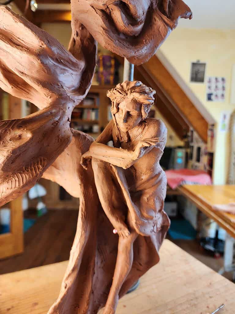 Laura Teste Bronze Sculpture Saving Venice Figurative