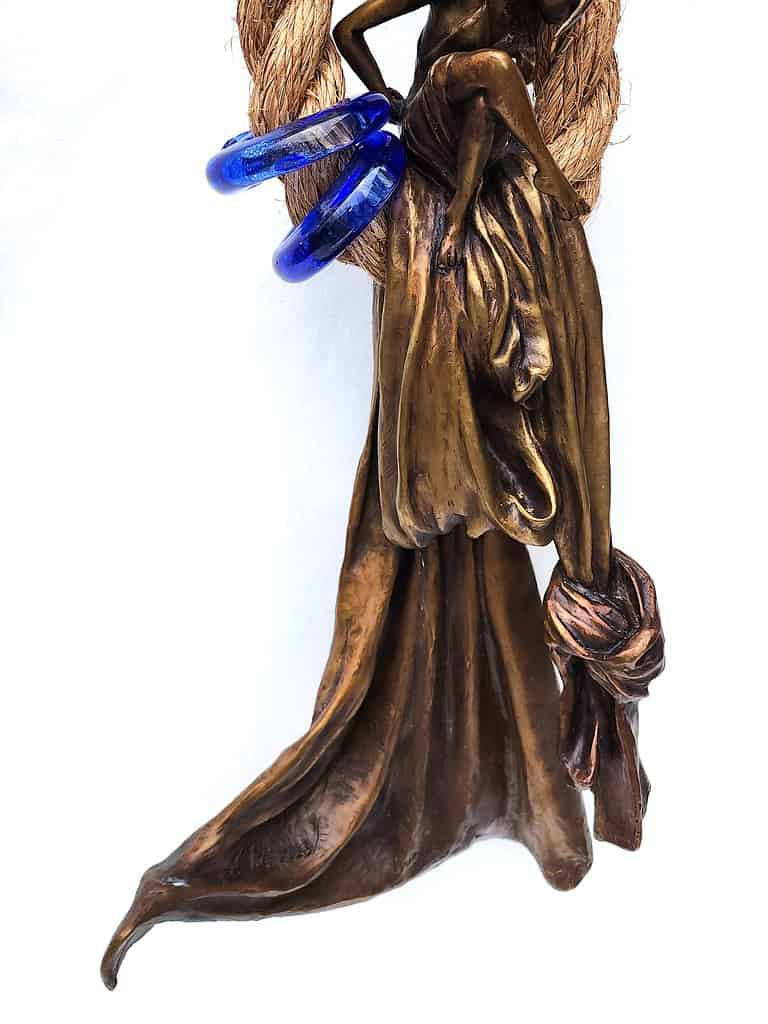 Laura Teste Bronze Sculpture Saving Venice Figurative