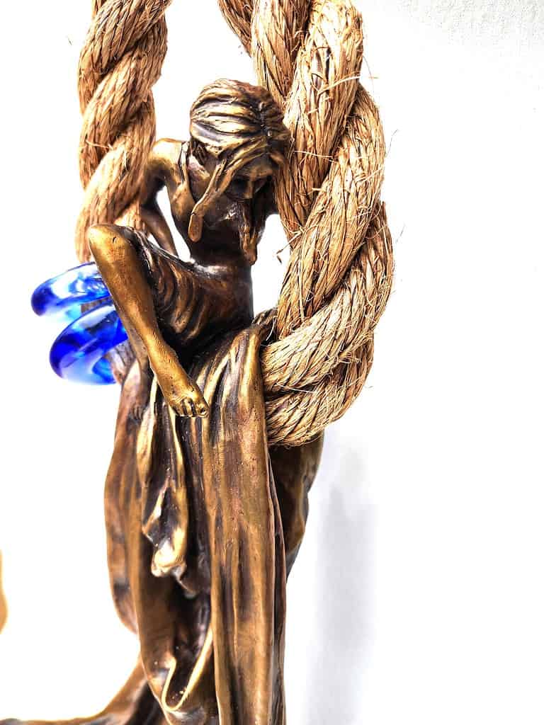 Laura Teste Bronze Sculpture Saving Venice Figurative