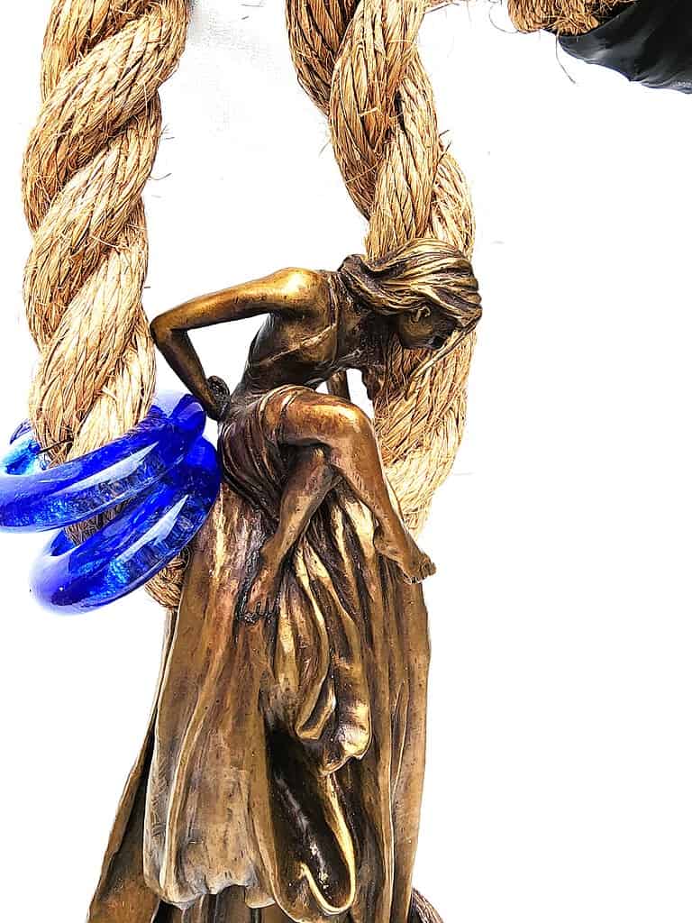 Laura Teste Bronze Sculpture Saving Venice Figurative