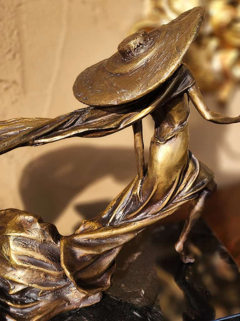 Laura Teste Contemporary Bronze Sculpture Eclipse Figurative Bronze, Dancer, Elegant, sculpture, Graceful, famous, world artist