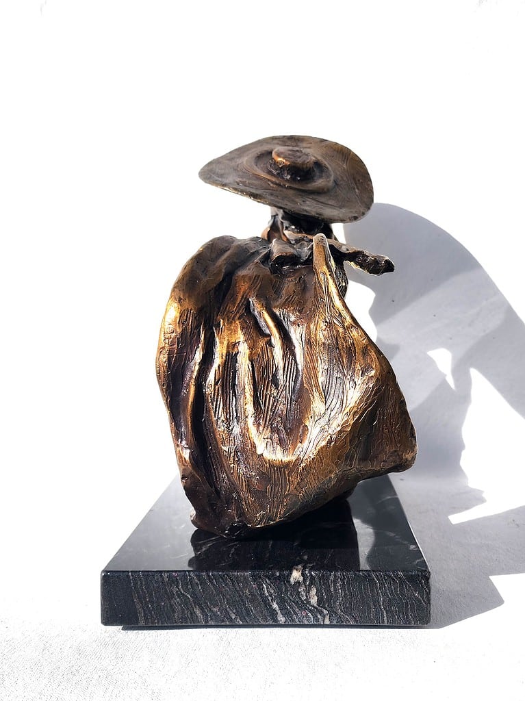 Laura Teste Contemporary Bronze Sculpture Eclipse Figurative Bronze, Dancer, Elegant, sculpture, Graceful, famous, world artist