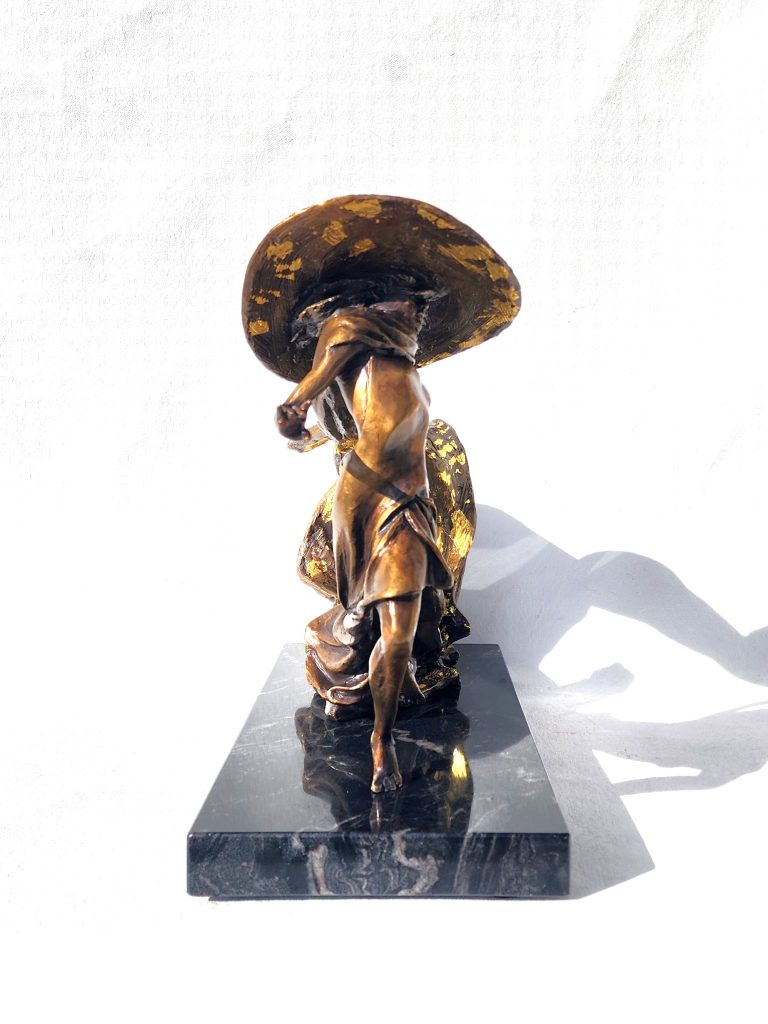 Laura Teste Contemporary Bronze Sculpture Eclipse Figurative Bronze, Dancer, Elegant, sculpture, Graceful, famous, world artist