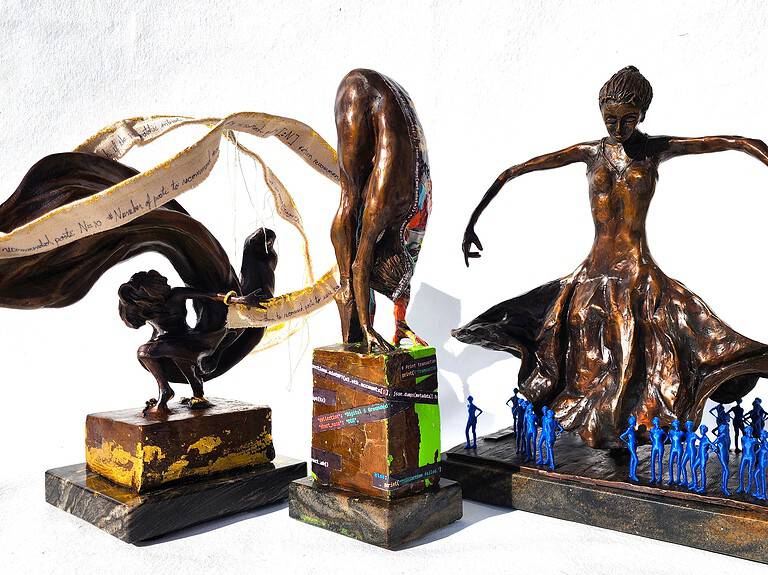 Laura Teste Bronze Contemporary Sculpture Bronze in the Digital Age