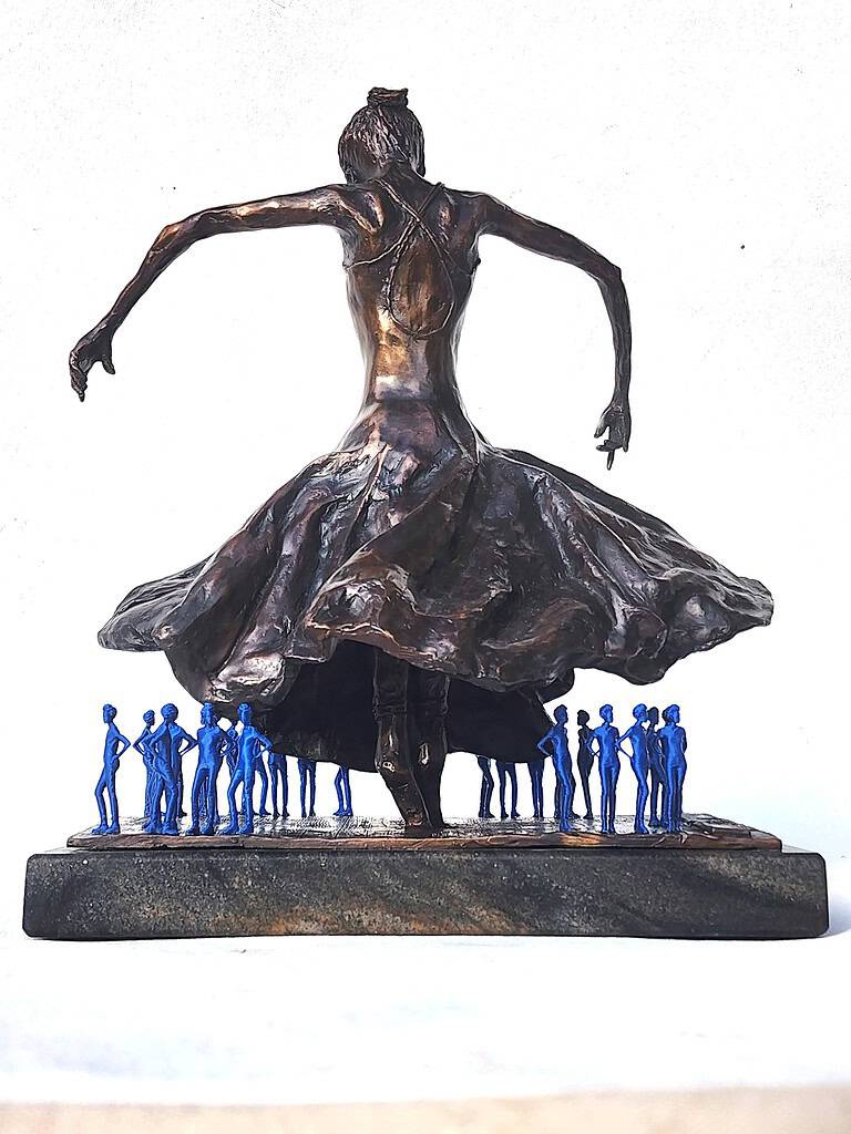 Laura Teste Bronze Contemporary Sculpture Bronze in the Digital Age