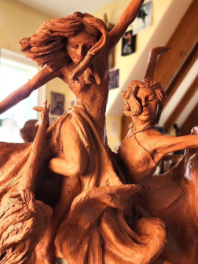 Laura Teste Bronze Contemporary Sculpture Against All Odds