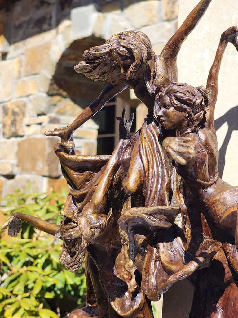 Laura Teste Bronze Contemporary Sculpture Against All Odds