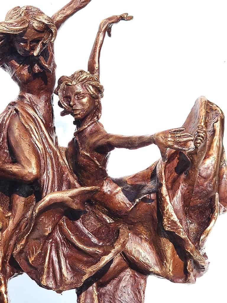 Laura Teste Bronze Contemporary Sculpture All Or Nothing