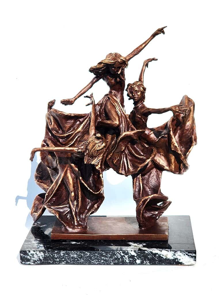 Laura Teste Bronze Contemporary Sculpture All Or Nothing