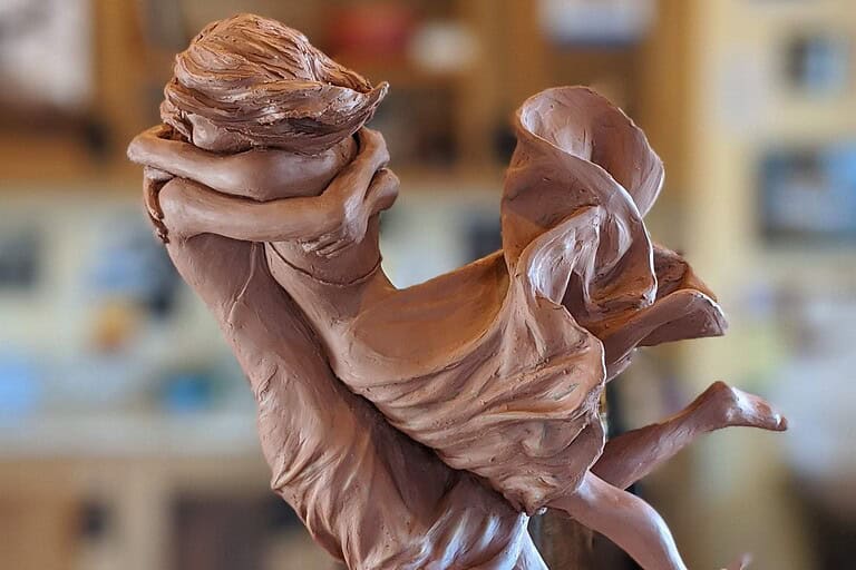 Laura Teste Sculpture Contemporary Bronze Furliing