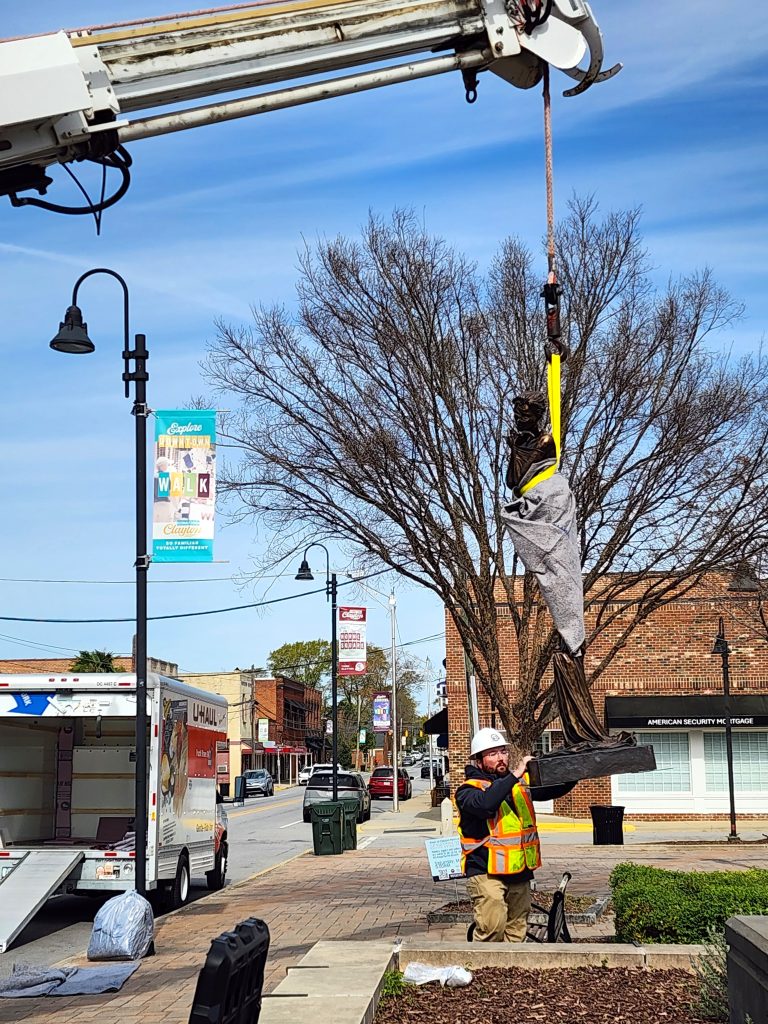 Laura Teste Stunning Bronze Figurative Sculpture Lifesize woman inner muse indoor outdoor clayton NC