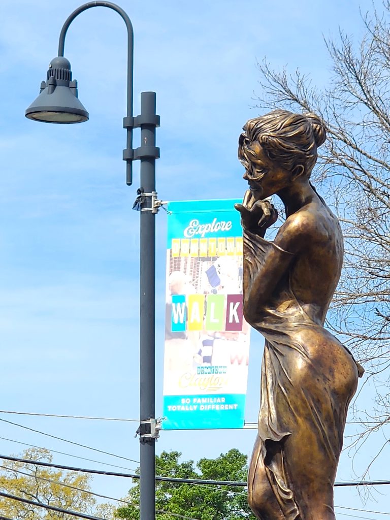 Laura Teste Stunning Bronze Figurative Sculpture Lifesize woman inner muse indoor outdoor clayton NC